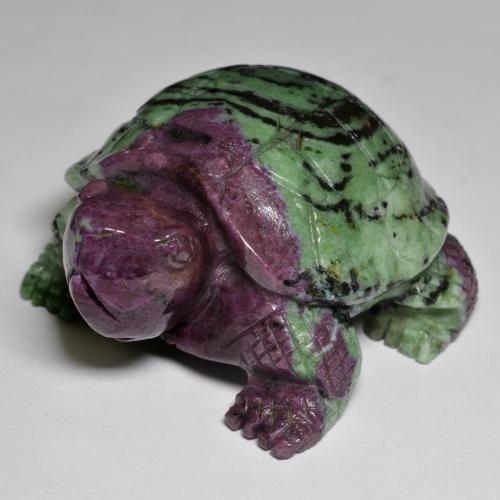 Rubí-Zoisita Multicolor natural de 576.15 ct, Forma elegante, Opaco