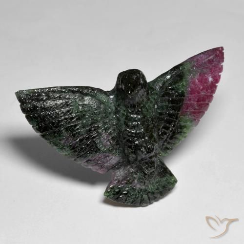 Rubí-Zoisita Multicolor natural de 83.59 ct, Elegante, Opaco