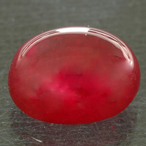 Rubí rojo natural de 8,40 ct, transparente, transparente / translúcido