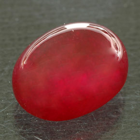 Rubí rojo natural de 8,40 ct, transparente, transparente / translúcido