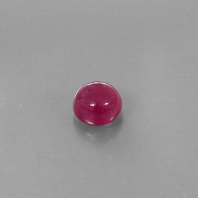 Rubí rojo natural de 1,43 ct, transparente, transparente / translúcido