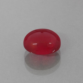 Rubí rojo natural de 4,18 ct, transparente, transparente / translúcido
