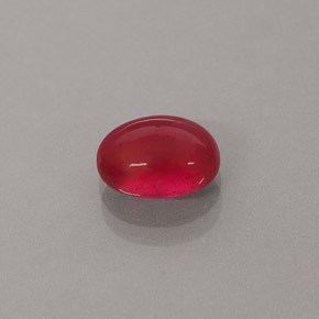 Rubí rojo natural de 2,46 ct, transparente, transparente / translúcido