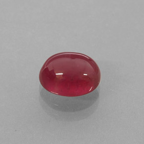 Rubí rojo natural de 2,82 ct, transparente, transparente / translúcido