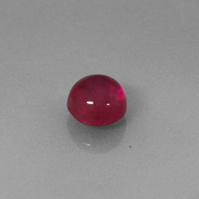 Rubí rojo natural de 1,95 ct, transparente, transparente / translúcido
