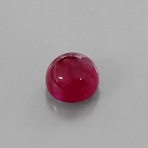 Rubí rojo natural de 3,23 ct, transparente, transparente / translúcido