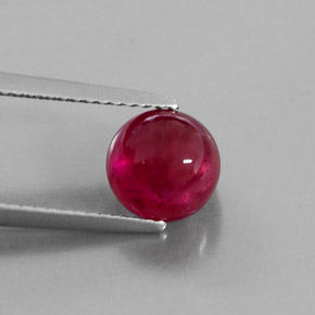 Rubí rojo natural de 3,23 ct, transparente, transparente / translúcido