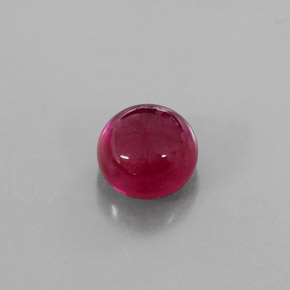 Rubí rojo natural de 3,35 ct, transparente, transparente / translúcido
