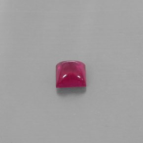 Rubí rojo natural de 1,00 ct, transparente, transparente / translúcido