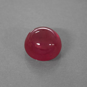 Rubí rojo natural de 3,13 ct, transparente, transparente / translúcido