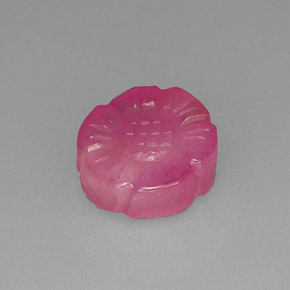 Rubí rosa natural de 2,66 ct, forma elegante, translúcido