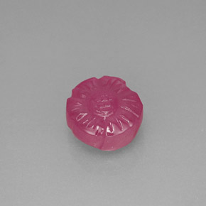 Rubí rosa natural de 2,43 ct, forma elegante, translúcido