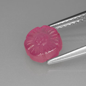Rubí rosa natural de 2,11 ct, forma elegante, translúcido