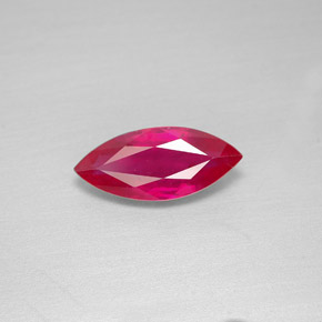 Rubí rojo natural de 2,00 ct, marquesa, VS-SI