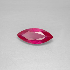Rubí rojo natural de 2,00 ct, marquesa, VS-SI