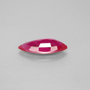 Rubí rojo natural de 2,00 ct, marquesa, VS-SI