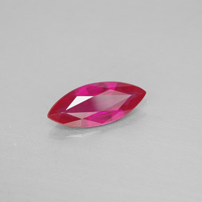 Rubí rojo natural de 1,61 ct, marquesa, VS-SI