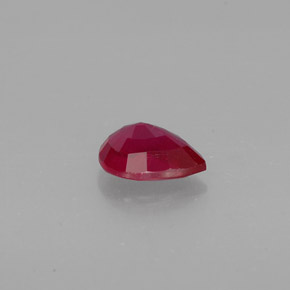Rubí rojo natural de 1,45 ct, en forma de pera, VS-SI