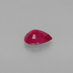Rubí rojo natural de 1,48 ct, en forma de pera, SI