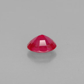 Rubí rojo natural de 1,75 ct, corte óvalo, SI