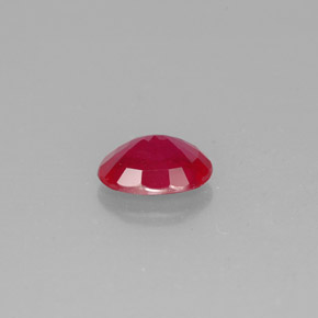 Rubí rojo natural de 1,62 ct, corte óvalo, SI