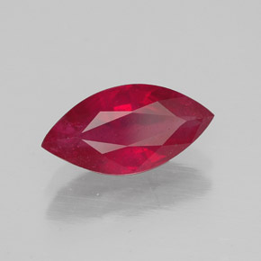 Rubí rojo natural de 1,80 ct, marquesa, SI