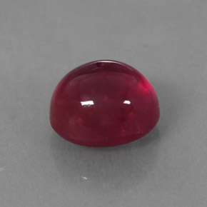 Rubí rojo natural de 2,65 ct, transparente, transparente / translúcido