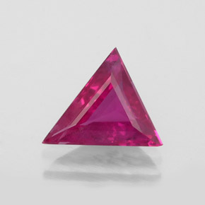 Rubí rojo natural de 1,36 ct, trillón, VS-SI