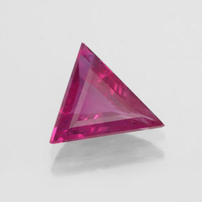 Rubí rojo natural de 1,36 ct, trillón, VS-SI