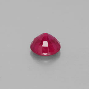Rubí rojo natural de 1,94 ct, corte redondo, VS-SI