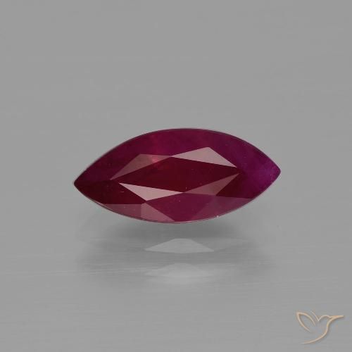 1.90ct Natural Rojo oscuro Rubí, Marquesa, VS-SI