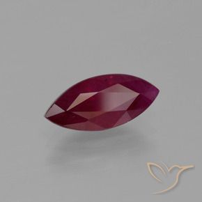 Rubí Rojo oscuro natural de 1.90 ct, Marquesa, VS-SI