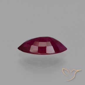 Rubí Rojo oscuro natural de 1.90 ct, Marquesa, VS-SI
