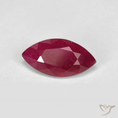 Rubí Rojo vino intenso natural de 1.84 ct, Marquesa, VS-SI