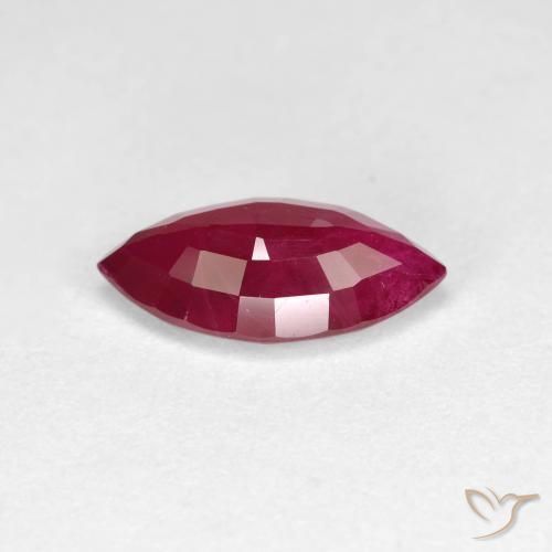 Rubí Rojo vino intenso natural de 1.84 ct, Marquesa, VS-SI