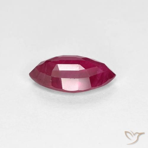 Rubí Rojo vino intenso natural de 1.11 ct, Marquesa, VS-SI