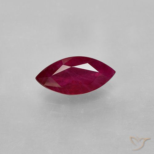 1.41ct Natural Rojo medio Rubí, Marquesa, VS-SI