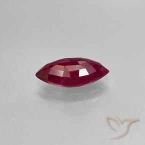 Rubí Rojo medio natural de 1.41 ct, Marquesa, VS-SI