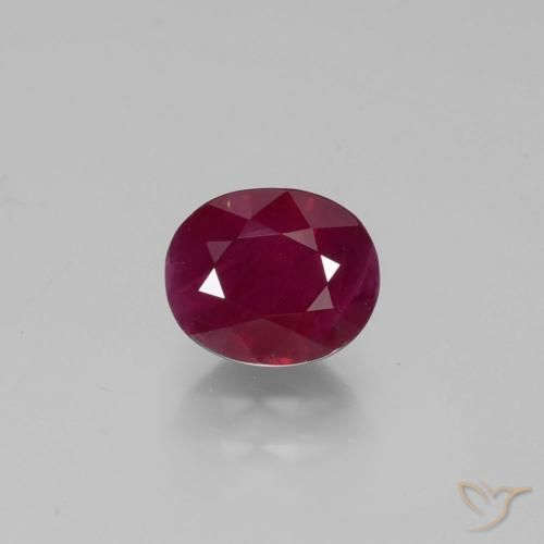 1.21ct Natural Rojo vino Rubí, Ovalada, VS-SI