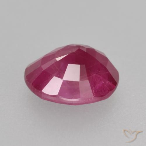 Rubí Rosado rojizo natural de 1.37 ct, Ovalada, VS-SI