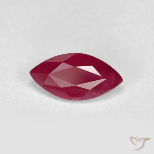 1.28ct Natural Rojo medio Rubí, Marquesa, VS-SI