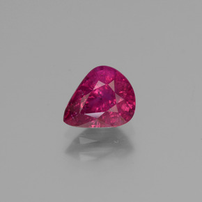 Rubí Roja Rosa natural de 1.14 ct, En forma de pera, VS-SI