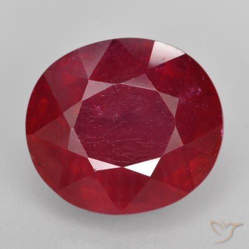 15.41ct Natural Rojo medio Rubí, Ovalada, VS-SI
