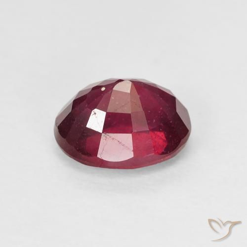 Rubí Rosado rojizo intenso natural de 1.90 ct, Ovalada, VS-SI