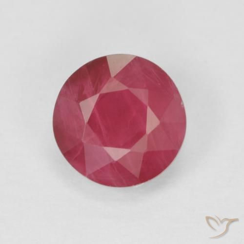 1.05ct Natural Rojo medio Rubí, Redondo, VS-SI