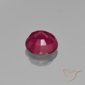 Rubí Rojo rosado natural de 0.95 ct, Redondo, VS-SI