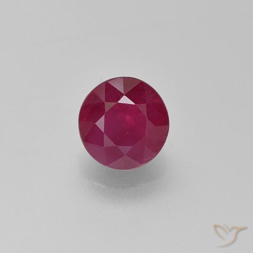 1.11ct Natural Rojo medio Rubí, Redondo, VS-SI