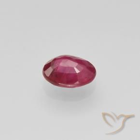 Rubí Rosado rojizo natural de 0.67 ct, Redondo, VS-SI