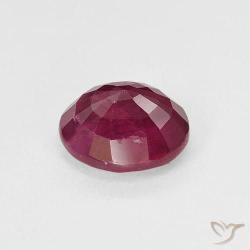 Rubí Rojo mermelada natural de 1.07 ct, Redondo, VS-SI
