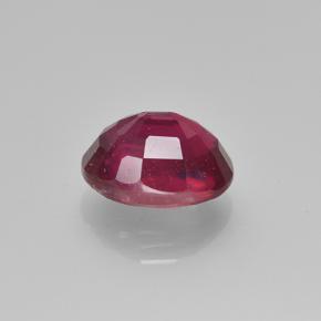 Rubí rojo oscuro natural de 2,13 ct, corte óvalo, VS-SI